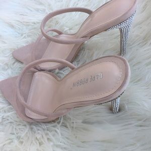 Cape Robbin Rose Diamond Heels